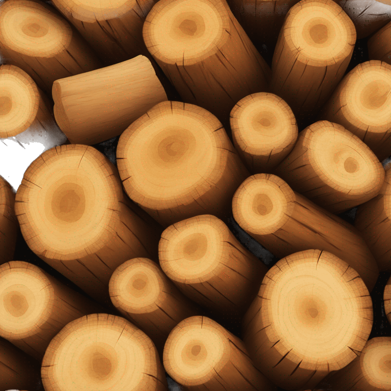 wood logs emoji