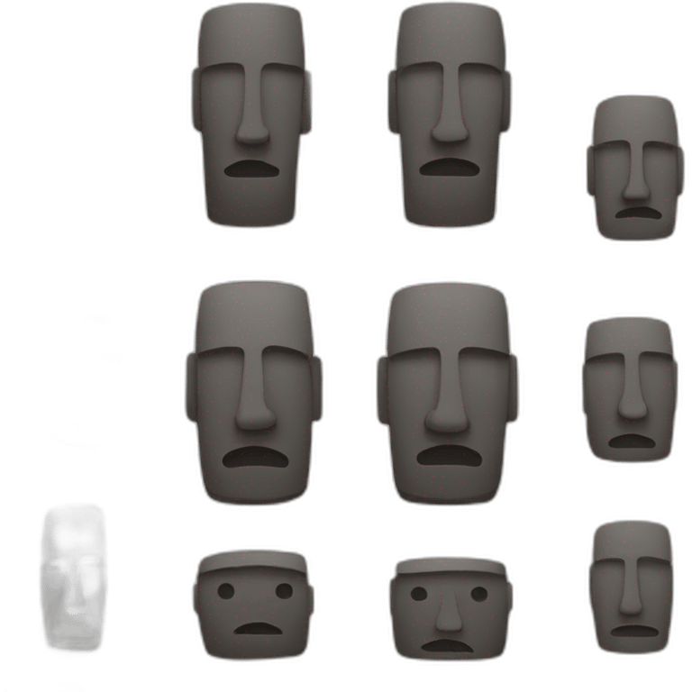 Moai emoji