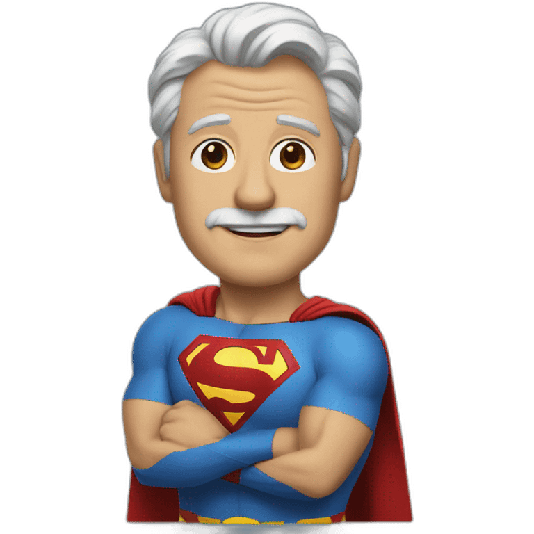 Super man uncle emoji