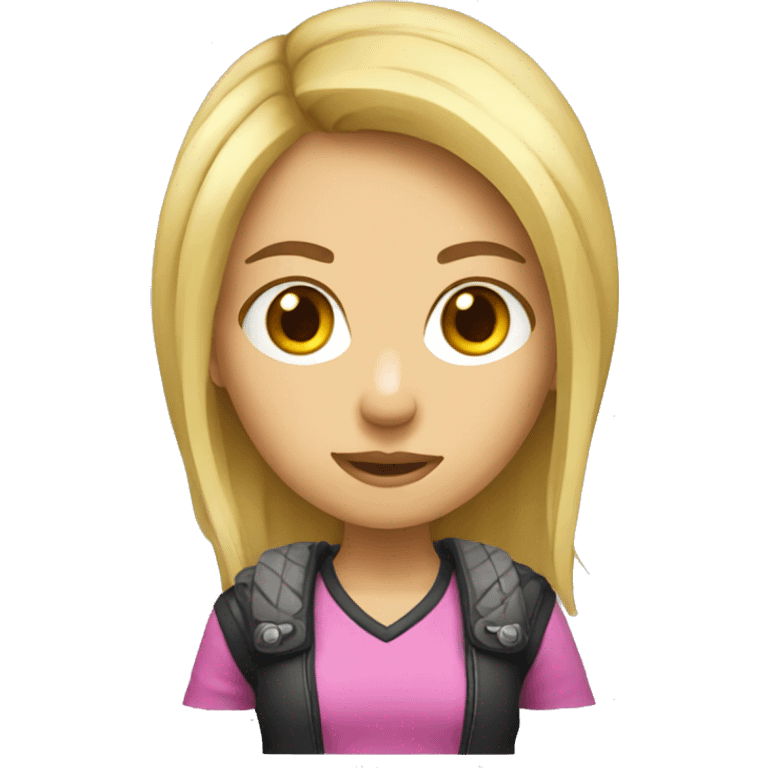 girl blonde gamer emoji