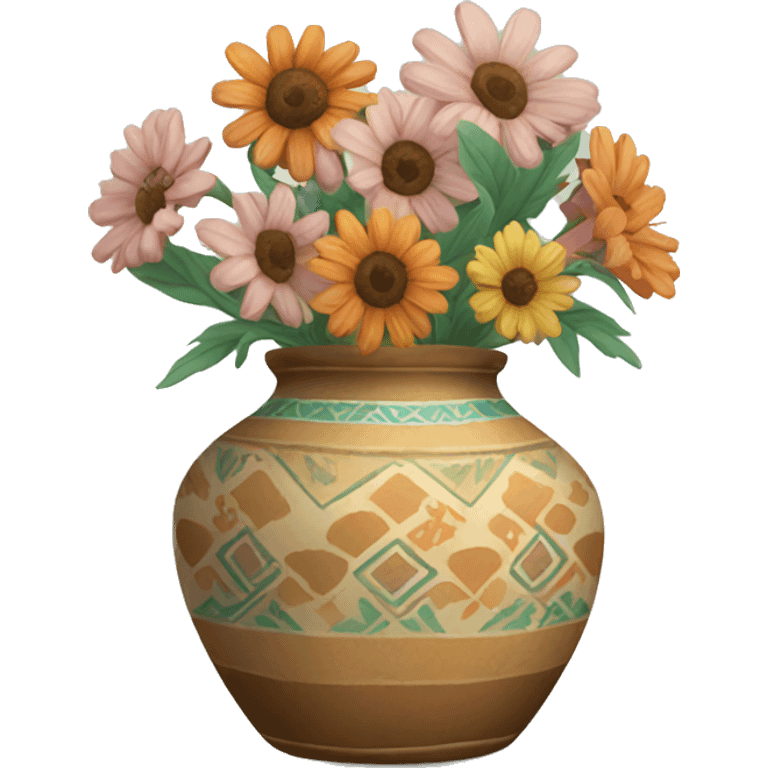 Boho vase emoji