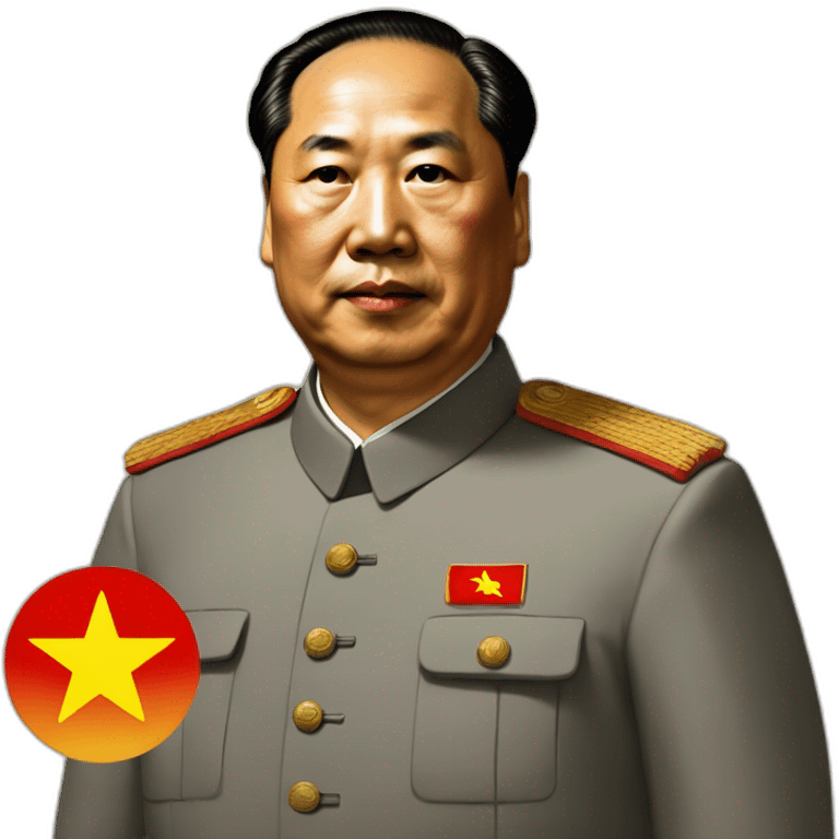 Mao zedong and redsun emoji