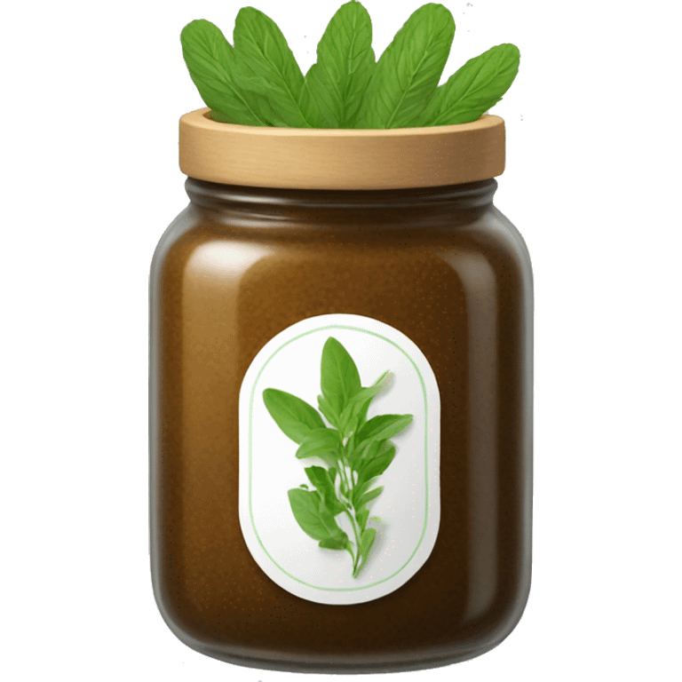 Jar of herbs emoji