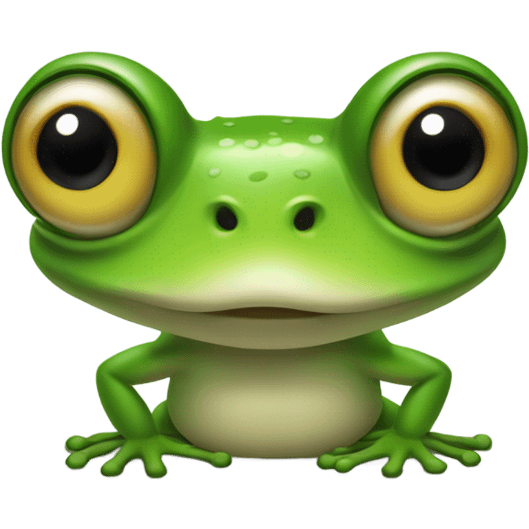 frog look up emoji