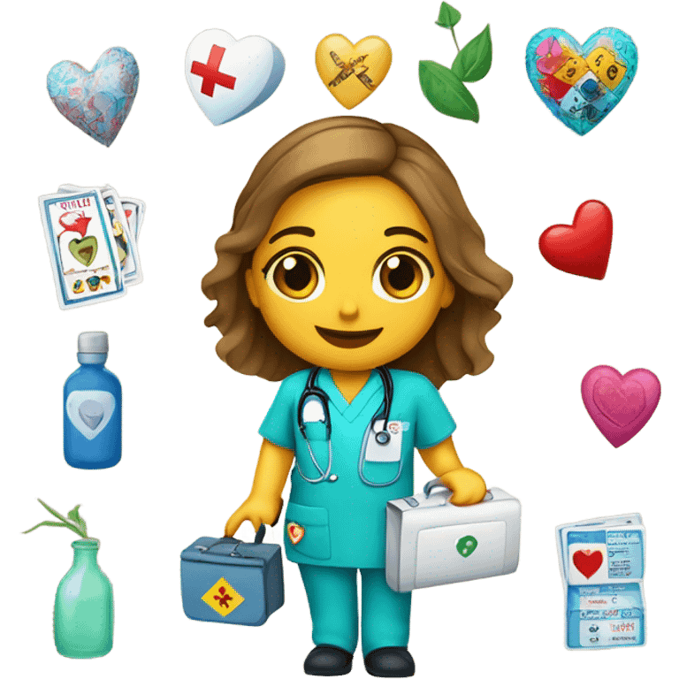 loteria style nurse emoji