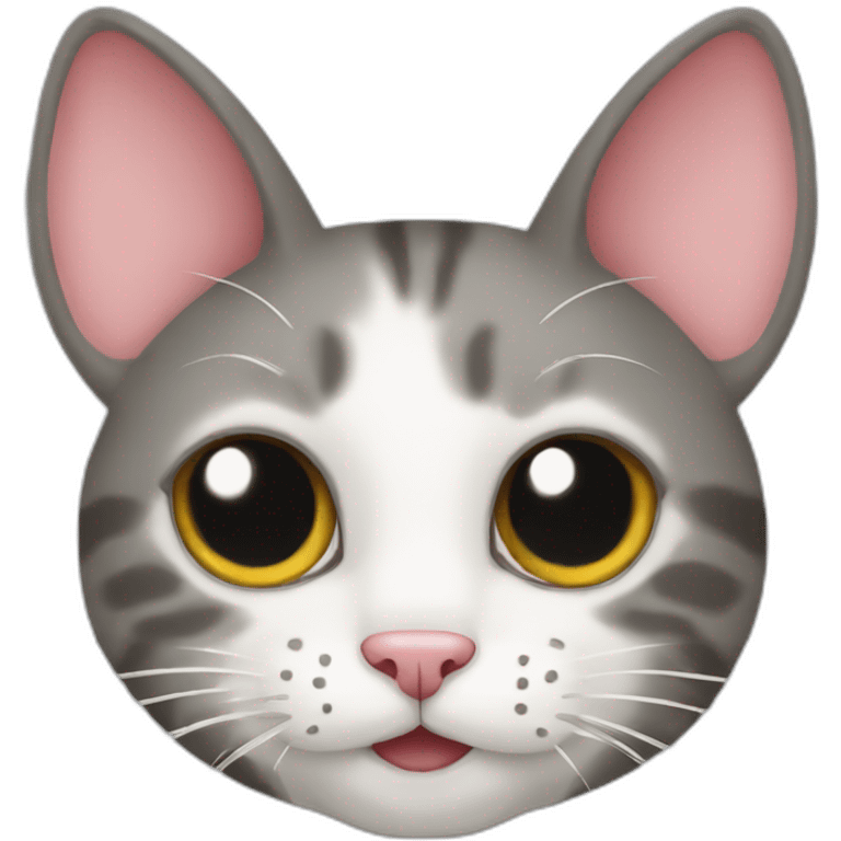 Cat love mouse emoji