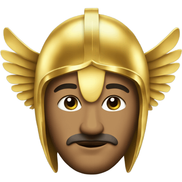 the god mercury with a golden winged helmet emoji