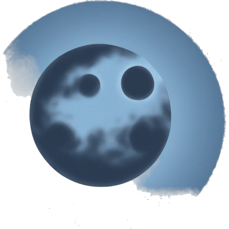 Blue moon emoji