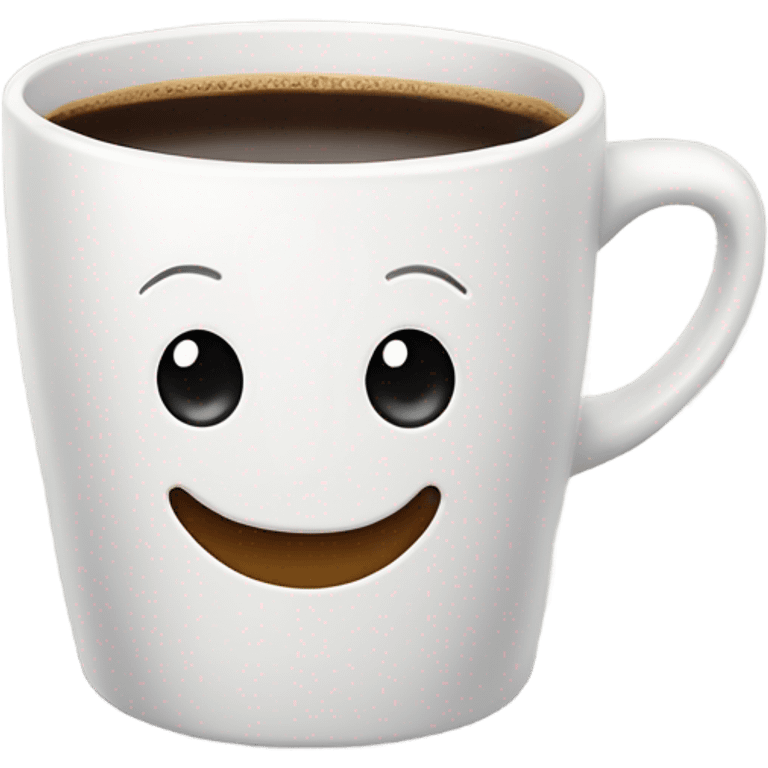 happy coffee cup emoji