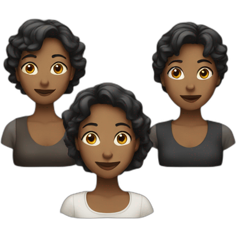 3 women emoji