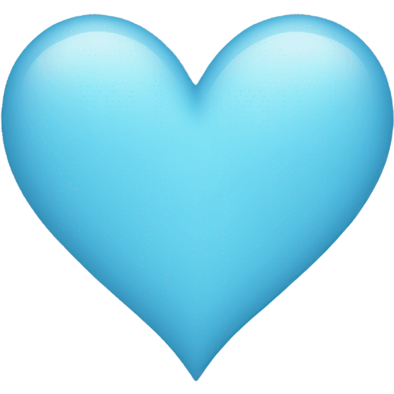 Light blue heart  emoji