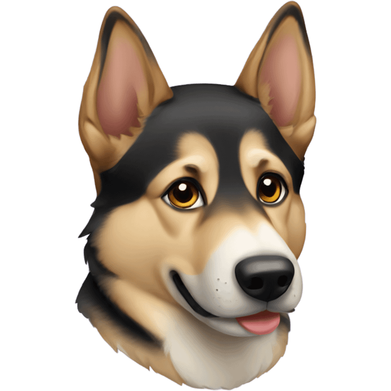 German shepard husky mix emoji