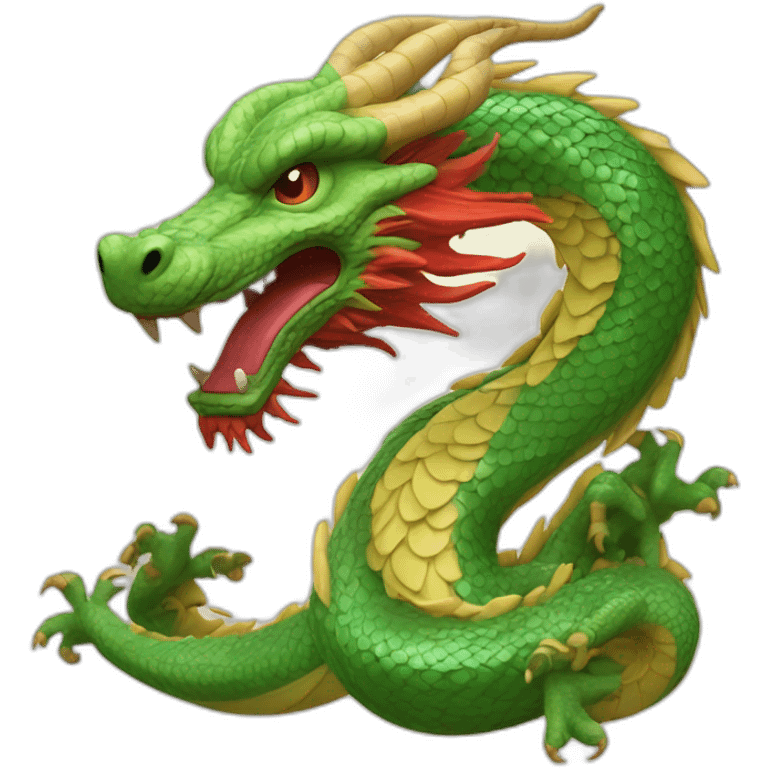 Chinese dragon Ouroboros emoji