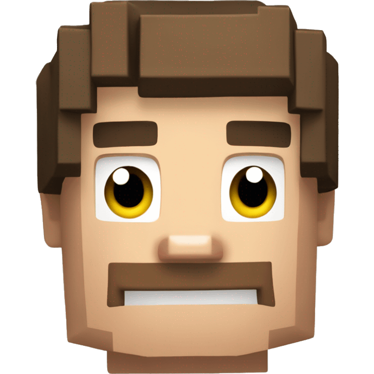 Minecraft Steve emoji