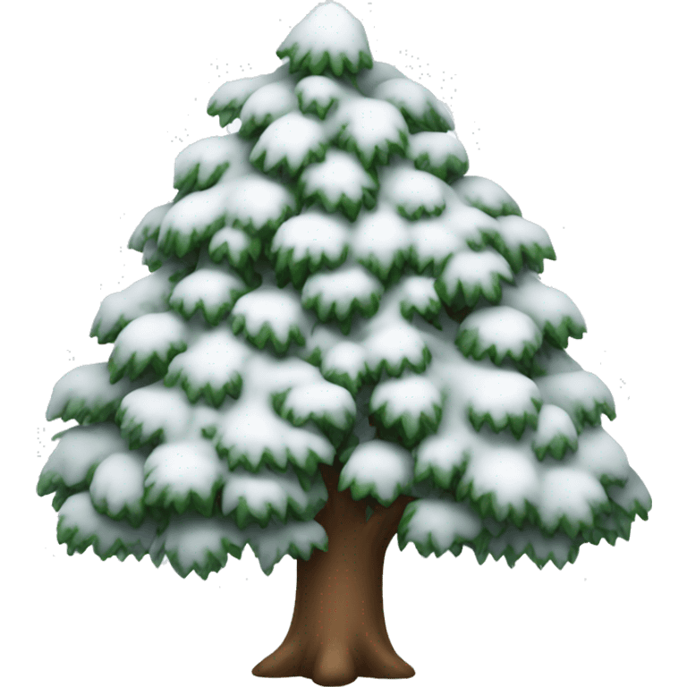 Snow tree emoji