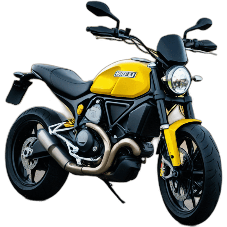 ducati scrambler cat emoji