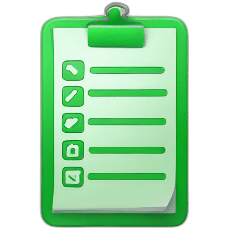 check list green emoji