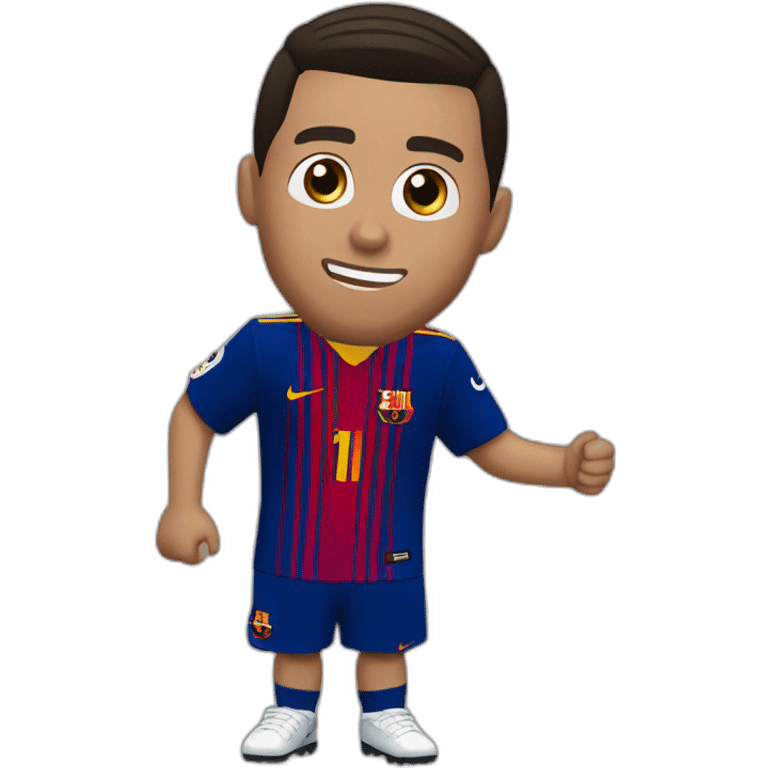 Christian Ronaldo FC Barcelona emoji