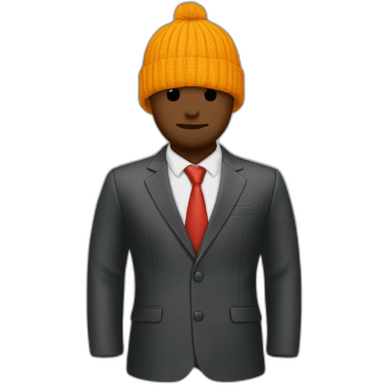 beanie suit emoji