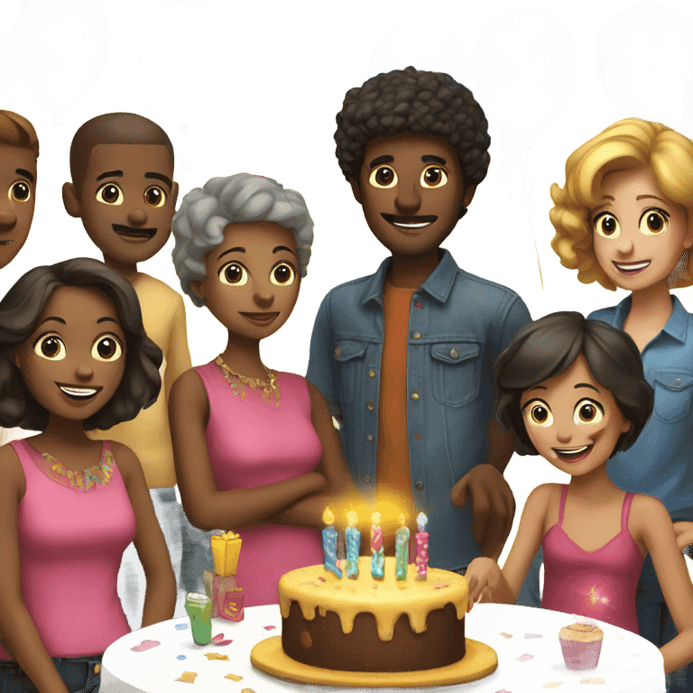 Birthday party emoji