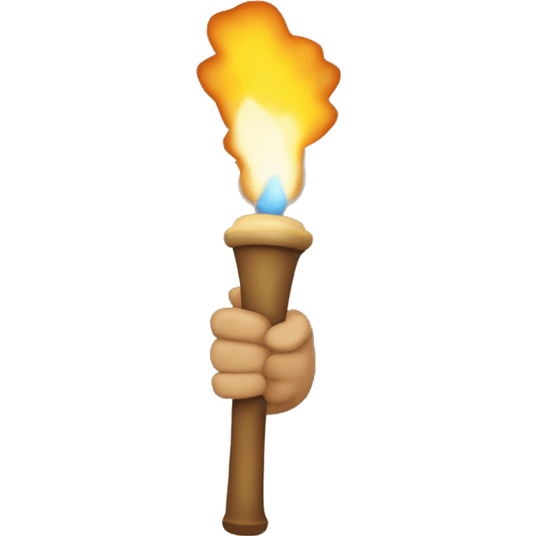 Fist Holding Torch emoji