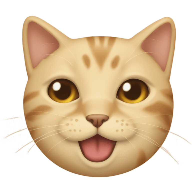 Beige cat foodprints emoji