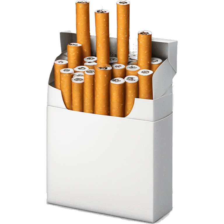 photorealistic pack of cigarettes emoji