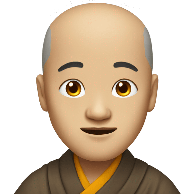 Ancient Chinese monk emoji