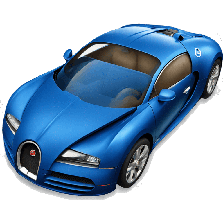 Blue Bugatti  emoji