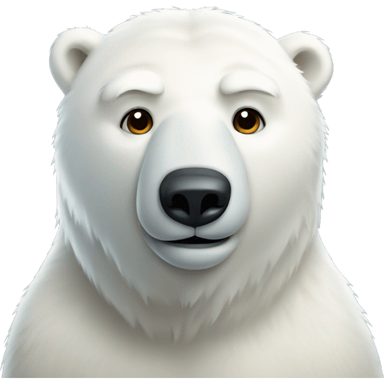 Polar bear emoji