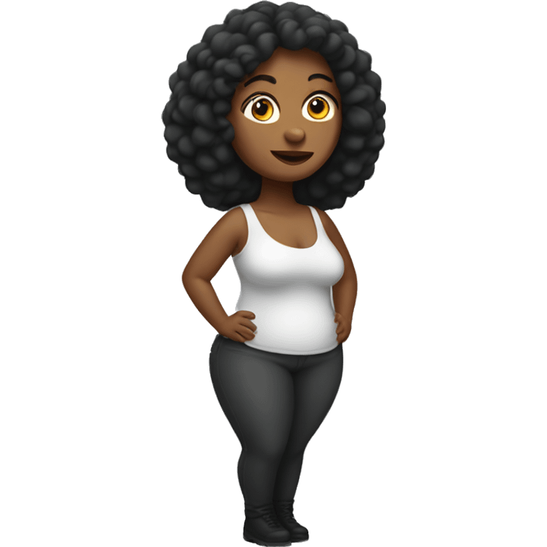 Woman with big hips emoji