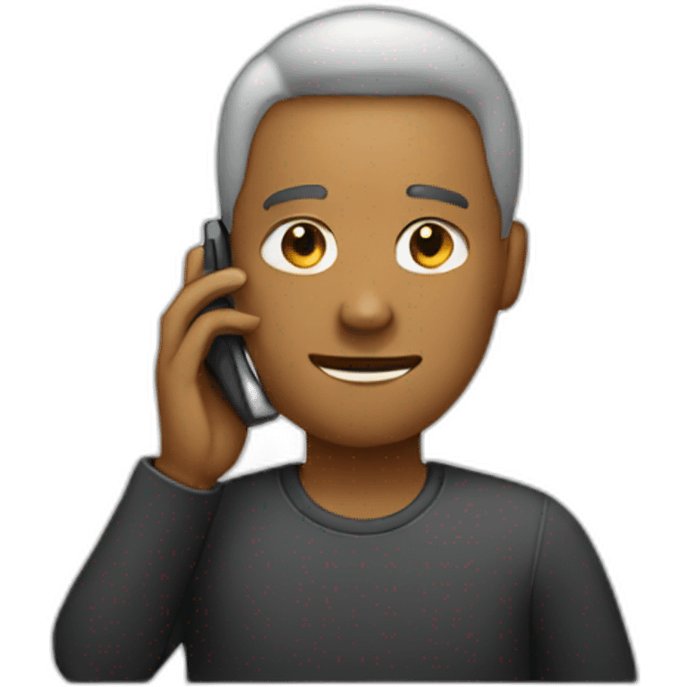 human with phone emoji