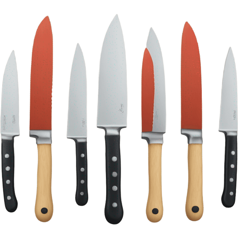 Kitchen Set of Knives  emoji