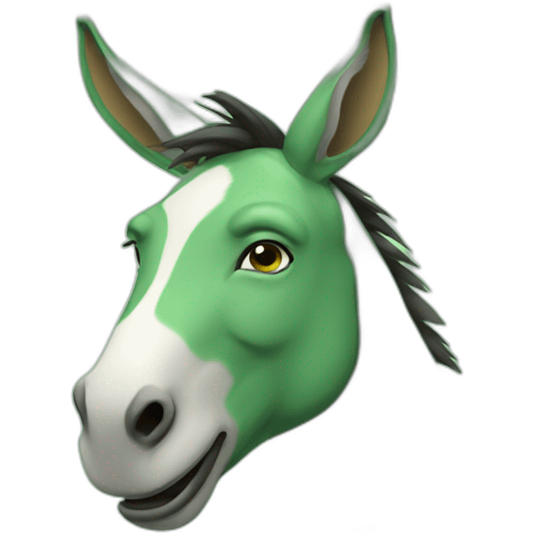 green donkey emoji