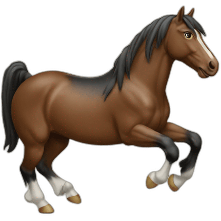 Cheval qui saute emoji