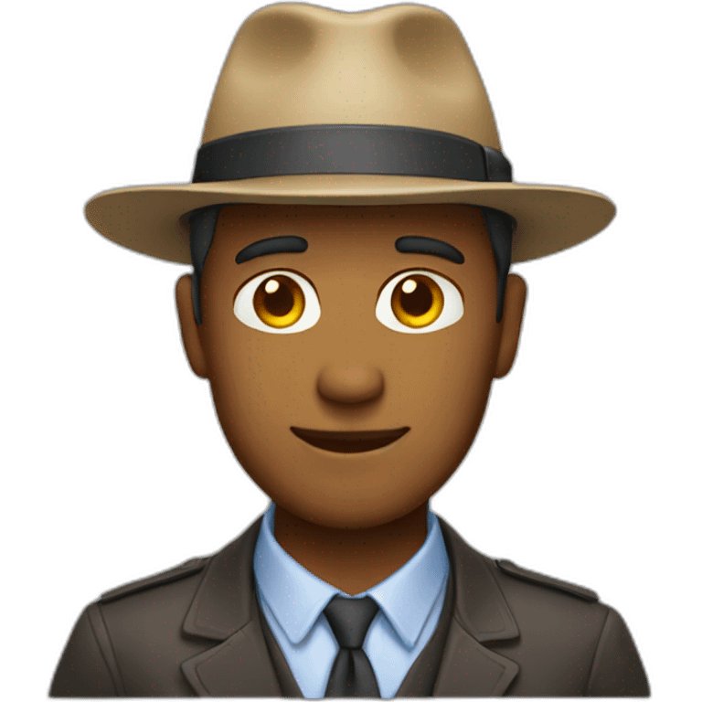 Man wearing hat emoji