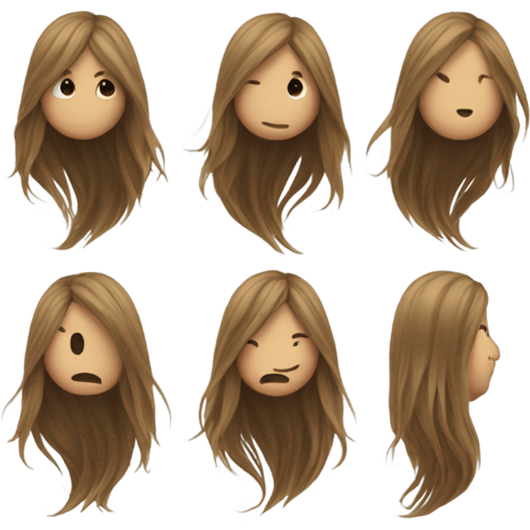 Hair flip emoji