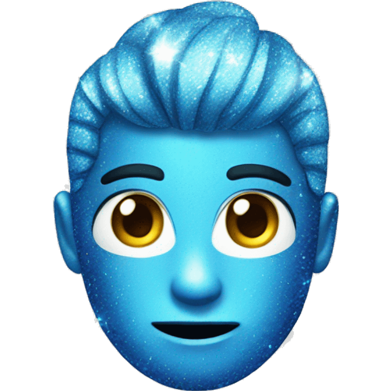 blue sparkle emoji