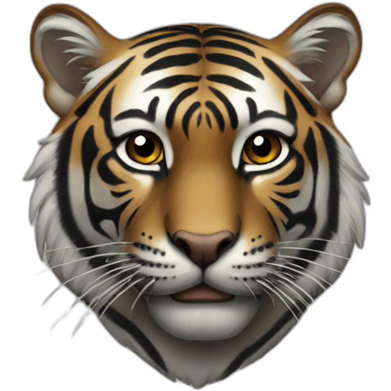 BLACK Tiger emoji