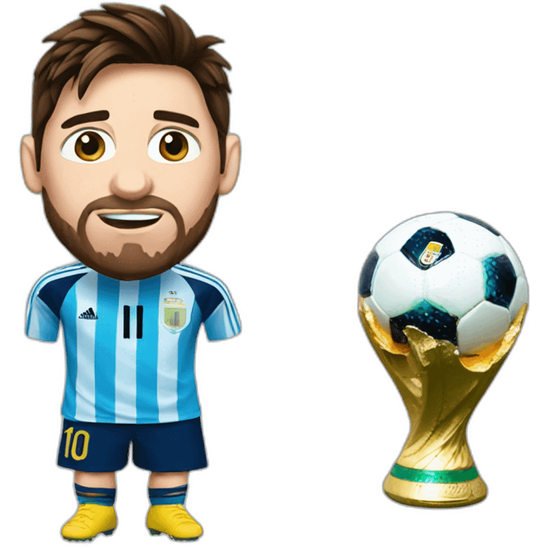 Messi world cup emoji