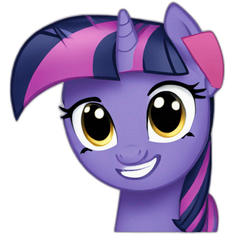 Twilight sparkle emoji