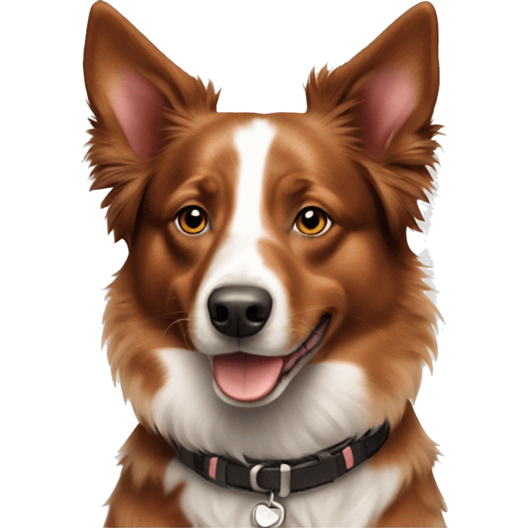 Red Heeler Australian shepherd  emoji