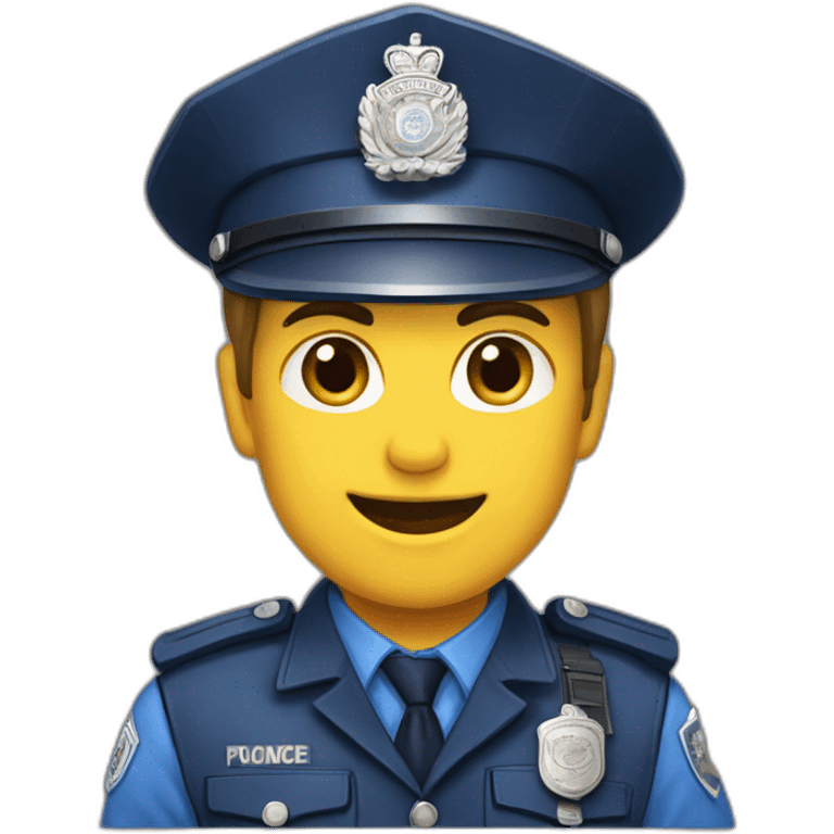 police nationale france emoji