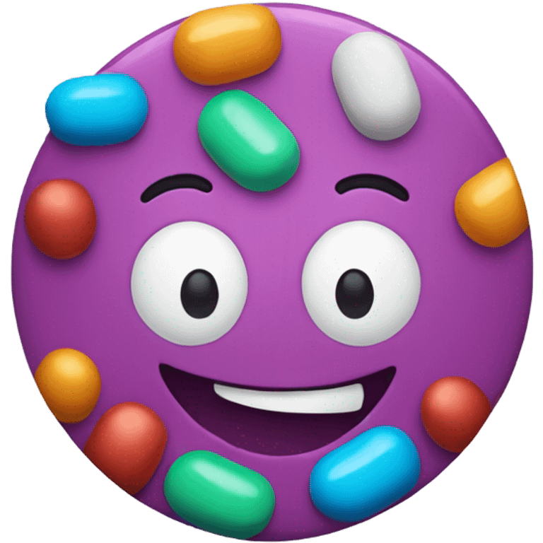 happy candy pill emoji