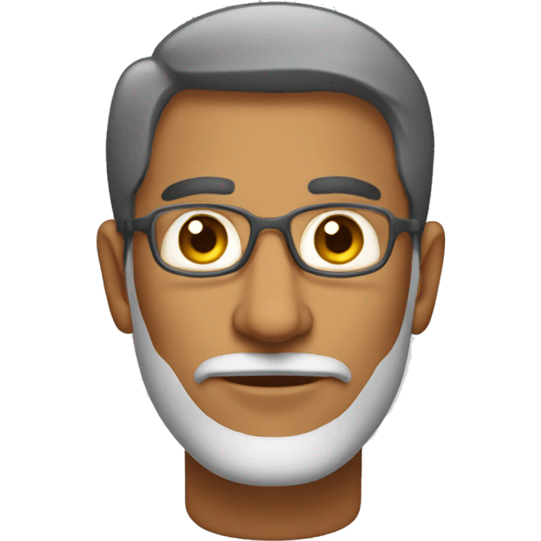  Mature Indian guy with stubble beard  emoji