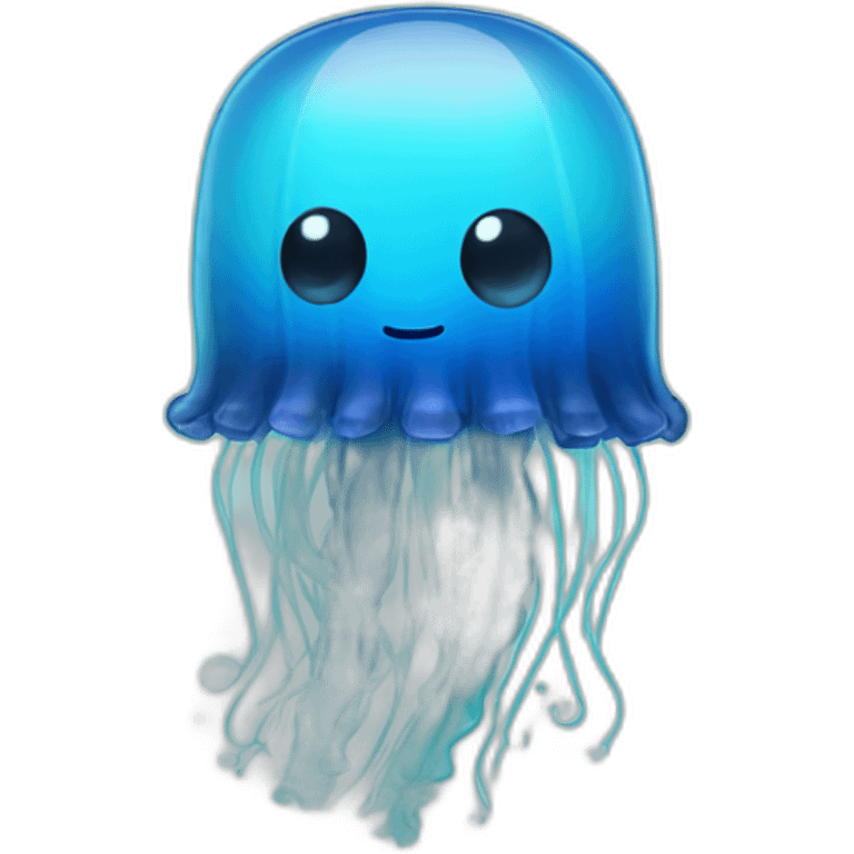 blue bottle jellyfish emoji