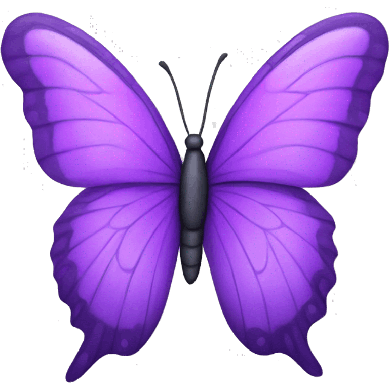 Purple butterfly emoji