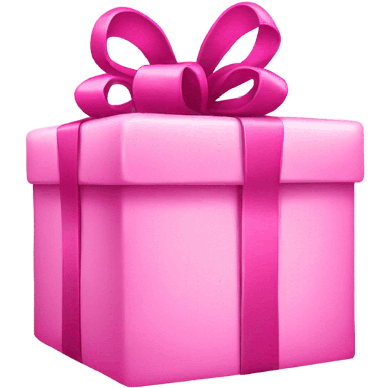 Pink gift emoji