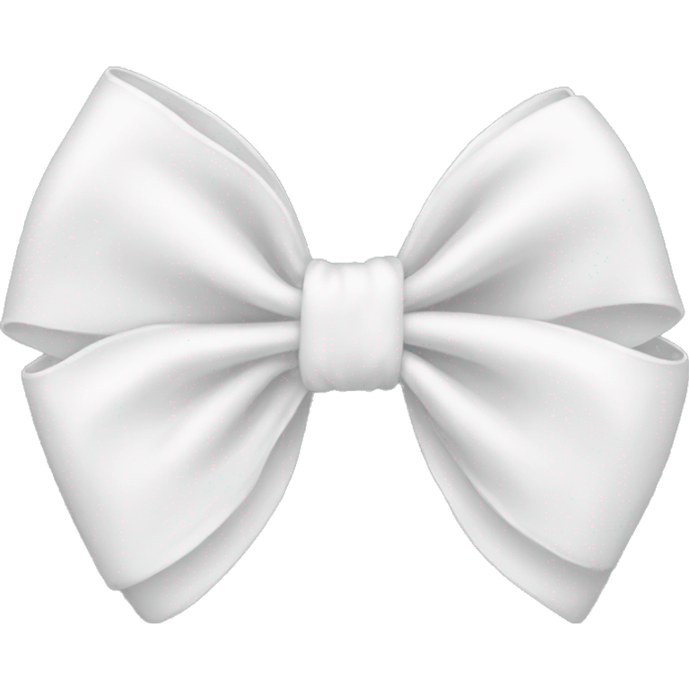 white bow emoji