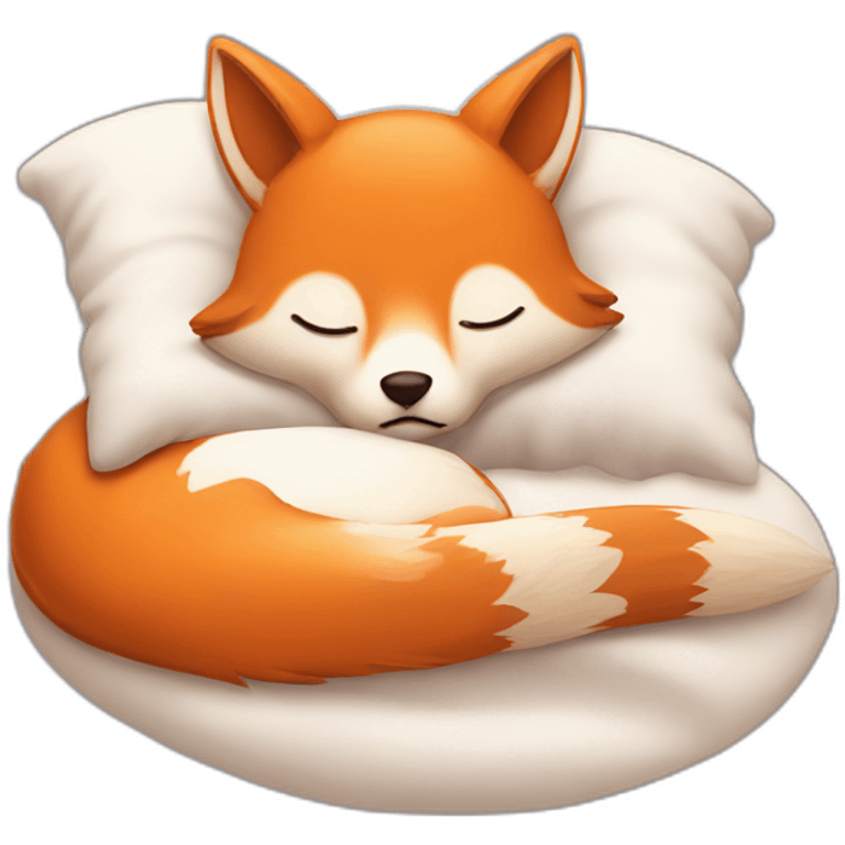 sleeping-fox emoji